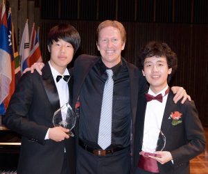 Jae Hong Park, CIPC President and CEO Pierre van der Westhuizen, and Yuanfan Yang