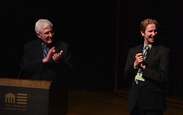 WCLV’s Robert Conrad and Executive Director Pierre van der Westhuizen at the Opening Ceremony